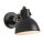 Steinhauer -Mexlite Wandleuchte 1-l. Reflector *M* Mattschwarz 7647ZW
