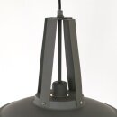 Steinhauer -Mexlite Pendelleuchte 1-l. Metall 42cm *M* Grau 7704GR