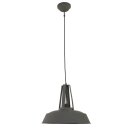 Steinhauer -Mexlite Pendelleuchte 1-l. Metall 42cm *M* Grau 7704GR