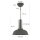 Steinhauer -Mexlite Pendelleuchte 1-l. Metall 42cm *M* Grau 7704GR