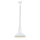 Steinhauer -Mexlite Pendelleuchte 1-l. Metall 42cm *M* weiß 7704W
