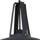 Steinhauer -Mexlite Pendelleuchte 1-l. Metall 42cm matt *M* Schwarz 7704ZW