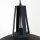 Steinhauer -Mexlite Pendelleuchte 1-l. Metall 42cm matt *M* Schwarz 7704ZW