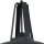 Steinhauer -Mexlite Pendelleuchte 1-l. Metall 42cm matt *M* Schwarz 7704ZW