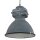 Steinhauer -Mexlite Pendelleuchte industrie glas 48cm *M* Grau mit weißte Finish 7779GR