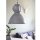 Steinhauer -Mexlite Pendelleuchte industrie glas 48cm *M* Grau mit weißte Finish 7779GR