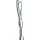 Steinhauer -Mexlite Pendelleuchte industrie glas 48cm *M* Grau mit weißte Finish 7779GR