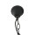Steinhauer -Mexlite Pendelleuchte industrie glas 48cm *M* Mattschwarz 7779ZW