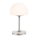 Steinhauer - Tischleuchte Mushroom Glas Led (7576ch) Chrome 7933CH
