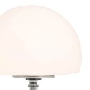 Steinhauer - Tischleuchte Mushroom Glas Led (7576ch) Chrome 7933CH
