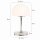Steinhauer - Tischleuchte Mushroom Glas Led (7576ch) Chrome 7933CH