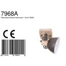 Steinhauer -Mexlite Strahler 1-L E27 (Bronze) *M* Matt 7968A