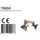 Steinhauer -Mexlite Strahler 2-L. E27 (Bronze) *M* Matt 7969A