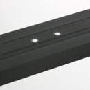 Steinhauer - Pendelleuchte Motion Led Mattschwarz mit weißte pirex 7970ZW