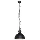 Steinhauer - Pendelleuchte 1-l. E27 32cm MattSchwarz 7978ZW