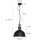 Steinhauer - Pendelleuchte 1-l. E27 32cm MattSchwarz 7978ZW