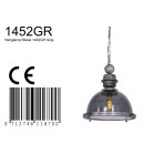 Hangl. 1-L E27 grey glass