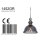 Hangl. 1-L E27 grey glass