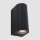 Buitenl. 2-L.wand rond GU10