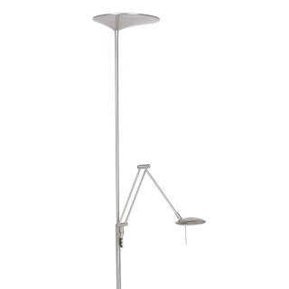Vloerl. 2-l. led leesarm knik
