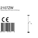 Vloerl. 2-l. led leesarm knik