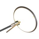 Vloerl. 2-l. led leesarm knik