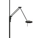 Vloerl. 2-l. led leesarm knik
