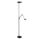 Vloerl. 2-l. led leesarm knik