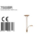 Vloerl. 2-l. Led Metaal *m*