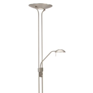 Vloerl. 2-l. Led Metaal *m*
