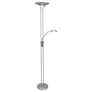 Vloerl. 2-l. Led Metaal *m*