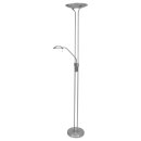 Vloerl. 2-l. Led Metaal *m*