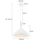 Hanglamp wit 30cm *M*