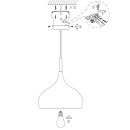 Hanglamp wit 30cm *M*