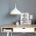 Hanglamp wit 30cm *M*