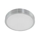Plaf. rond met rand 18W 30cm