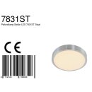 Plaf. rond met rand 18W 30cm