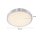 Plaf. rond met rand 18W 30cm