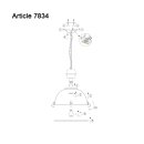 Hangl. 1-l. 52cm