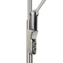 LED-Deckenfluter mit Leseleuchte Nickel-matt CCT