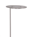 LED-Deckenfluter mit Leseleuchte Nickel-matt CCT