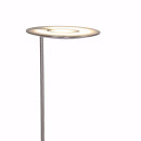 LED-Deckenfluter mit Leseleuchte Nickel-matt CCT