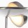 LED-Deckenfluter mit Leseleuchte Nickel-matt CCT