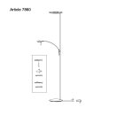 Vloerl. 2-l. Led