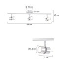 Spot 3-l. Led (5783st)