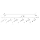Plaf.6-l spot aluminium Led (7749st