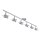 Plaf.6-l spot aluminium Led (7749st