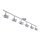 Plaf.6-l spot aluminium Led (7749st