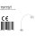 Vloerl. 1-l.+ witte kap *M* (dsA+B)