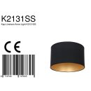 AN Kap 30*20cm rond zwart